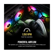 CORSAIR iCue SP140 RGB PRO Performance 140mm Single-Pack