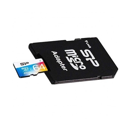CSOMADOLÁS SÉRÜLT Card MICRO SDXC Silicon Power 64GB UHS-I Elite 1 Adapter (50MB/s | 15MB/s) CL10 CSOMADOLÁS SÉRÜLT Card MICRO SDXC Silicon Power 64GB UHS-I Elite 1 Adapter (50MB/s | 15MB/s) CL10