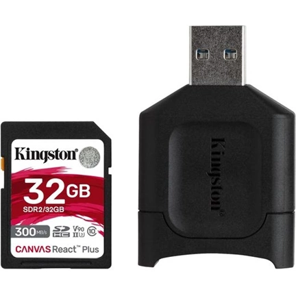 Card SDHC 32GB Canvas React Plus + MLP Kártyaolvasó