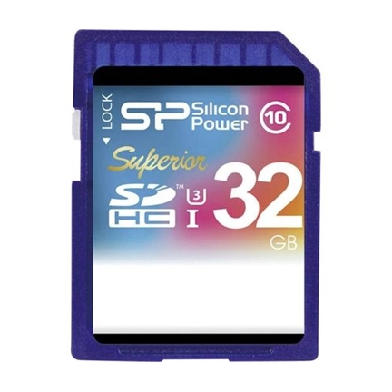 Card SDHC Silicon Power 32GB UHS-I Superior (90MB/s | 45MB/s) U3