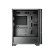 Chieftec Pro Midi Q AS-02B-OP számítógépház - ATX, 120mm-es PWM ventilátor, fekete