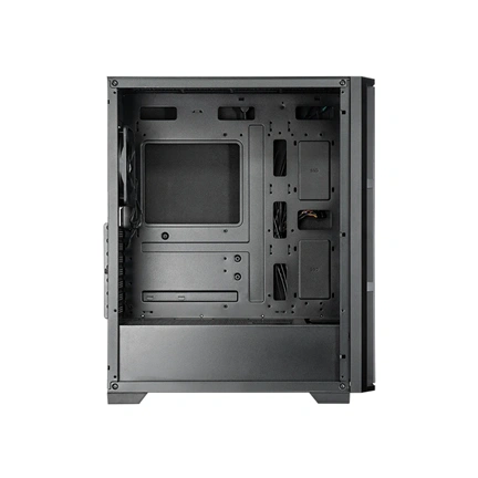 Chieftec Pro Midi Q AS-02B-OP számítógépház - ATX, 120mm-es PWM ventilátor, fekete