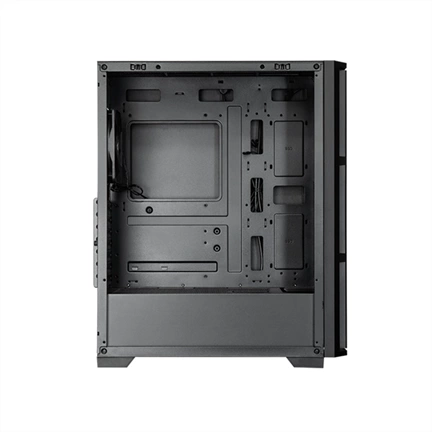 Chieftec Pro Midi Q AS-02B-TG-OP számítógépház - ATX, edzett üveg, 120mm-es PWM ventilátor, fekete