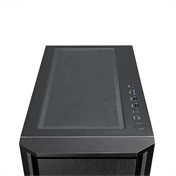 Chieftec Pro Midi Q AS-02B-TG-OP számítógépház - ATX, edzett üveg, 120mm-es PWM ventilátor, fekete