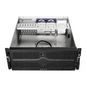 Chieftec UNC-409S-AIO-OP szerverház 360mm-es AIO vízhűtési támogatással, 19" 4U rackbe építhető