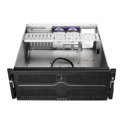 Chieftec UNC-409S-AIO-OP szerverház 360mm-es AIO vízhűtési támogatással, 19" 4U rackbe építhető