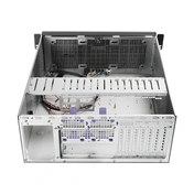 Chieftec UNC-409S-AIO-OP szerverház 360mm-es AIO vízhűtési támogatással, 19" 4U rackbe építhető