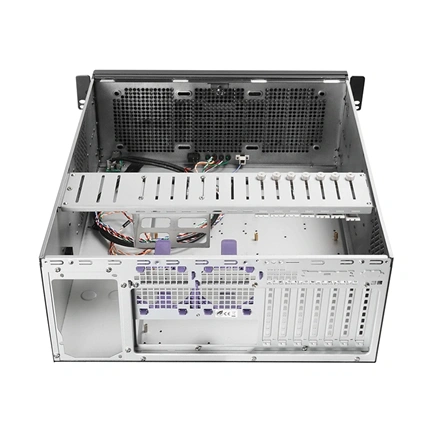 Chieftec UNC-409S-AIO-OP szerverház 360mm-es AIO vízhűtési támogatással, 19" 4U rackbe építhető