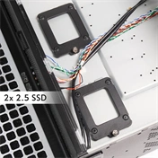 Chieftec UNC-409S-AIO-OP szerverház 360mm-es AIO vízhűtési támogatással, 19" 4U rackbe építhető