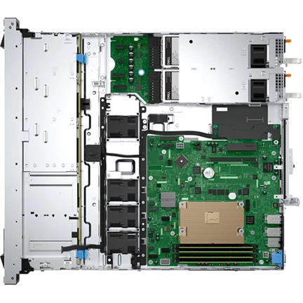 DELL ISG szerver - PE R360 rack (4x3.5"), 8C 6353P 2.7GHz, 1x32GB, 1x480GB RI SSD; H755, iD9 En., 2x700W.