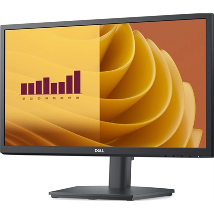 DELL LCD Monitor 21,4" E2225HS FHD 1920×1080, VA 75Hz 16:9  3000:1, 250cd, 5ms, HDMI, DP, VGA, fekete