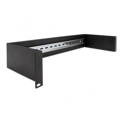 DELOCK 19" DIN sín panel 2U fekete