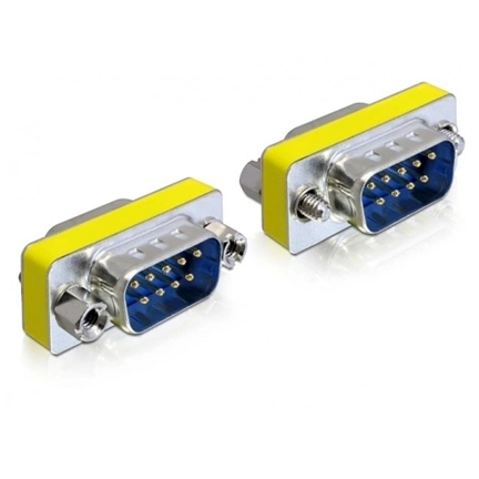 DELOCK Adapter Gender Changer Sub-D9 male / male (65009)
