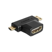 DELOCK Adapter HDMI-A female > HDMI-C + HDMI-D male
