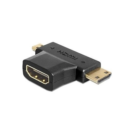 DELOCK Adapter HDMI-A female > HDMI-C + HDMI-D male