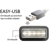 DELOCK Cable EASY-USB 2.0-A male -> USB 2.0-A female extension 2 m