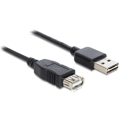 DELOCK Cable EASY-USB 2.0-A male -> USB 2.0-A female extension 2 m