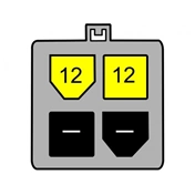 DELOCK Cable P4 male -> Molex 4pin male 15cm (82391)