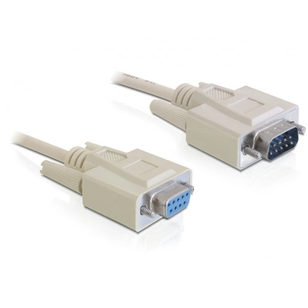 DELOCK Cable RS-232 serial Sub-D9 male / male 1m (82980)