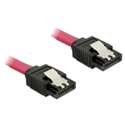DELOCK Cable SATA 6 Gb/s straight/straight red 10cm (82674)