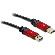 DELOCK Cable USB 3.0-A male / male 2 m Premium (82745)