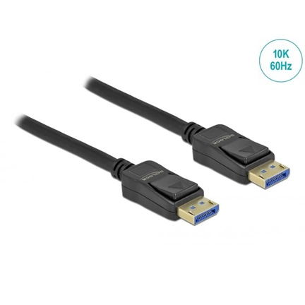DELOCK DisplayPort 2.0 kábel 10K 60Hz 54Gbps 2m
