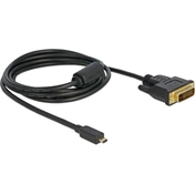 DELOCK HDMI-micro D male to DVI 24+1 male, 2m (83586)