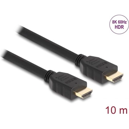 DELOCK High Speed HDMI 48Gbps 8K 60Hz 10m fekete