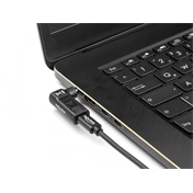 DELOCK Laptop töltőkábel adapter USB-C anya - Dell 7,4x5,0mm apa 90 fokban hajlított