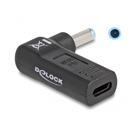 DELOCK Laptop töltőkábel adapter USB-C anya - HP 4