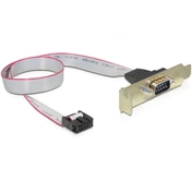 DELOCK Low Profile Slot Bracket > 1 x Serial Pin layout: 1:1 (89300)
