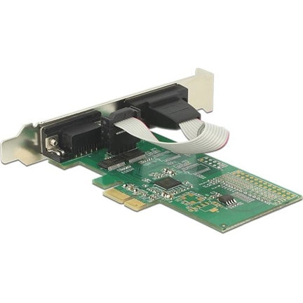 DELOCK PCI-E Express-kártya > 2 x Soros RS-232