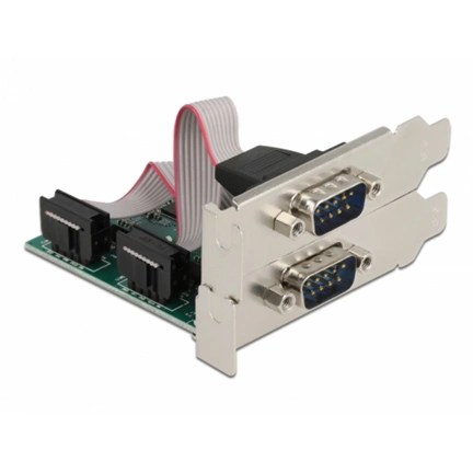 DELOCK PCI-E Express-kártya > 2 x Soros RS-232