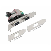 DELOCK PCI-E Express-kártya > 2 x Soros RS-232