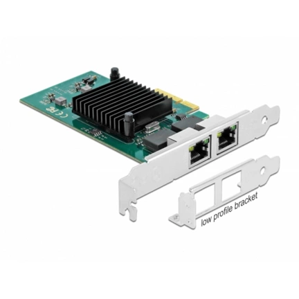 DELOCK PCI Express x4 Card 2 x RJ45 Gigabit LAN i82576