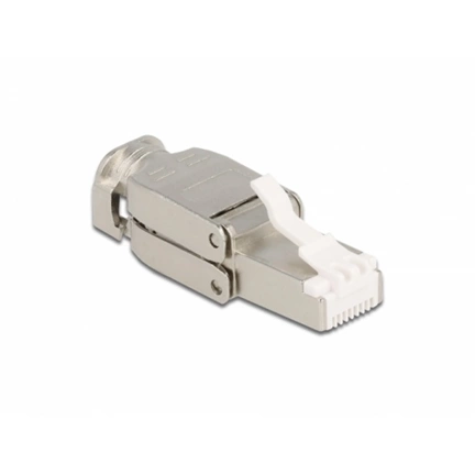 DELOCK RJ45 dugó Cat.6A STP szerszám nélkül szerelhető