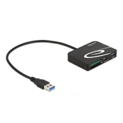 DELOCK USB 3.2 Gen 1 Type-A XQD/SD/MicroSD kártyaolvasó