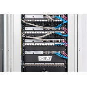 DIGITUS 19" 1U fekete vakpanel