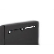 DIGITUS 19" 4U 195x505x250mm nyitott fekete fali patch konzol