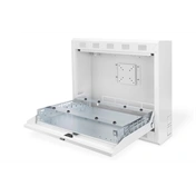 DIGITUS 19" 550x580x160mm videórögzítőkhöz szürke fali rack szekrény