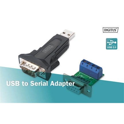 DIGITUS DA-70157 RS485 soros USB 2.0 adapter