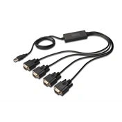 DIGITUS DA-70159 USB 2.0 4x RS232 1,5 m kábel