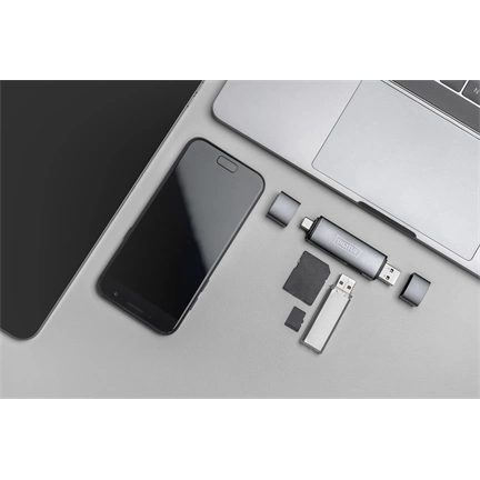 DIGITUS DA-70886 USB Type-A/Type-C 3.2 Gen1 1x MicroSD/SD kártyaolvasó