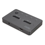 DIGITUS DA-71545 Dual M.2 NVMe SSD dokkoló állomás USB-C Gen2