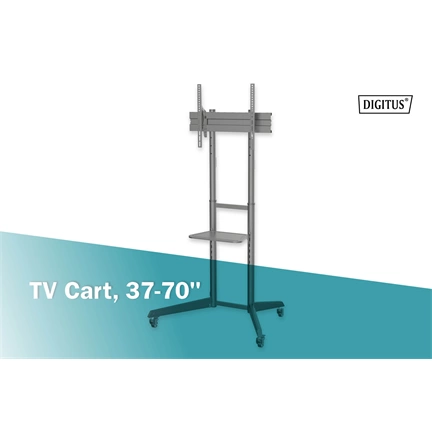 DIGITUS DA-90447 37-70" VESA fekete mobil TV állvány