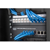 DIGITUS DN-10-ORG-1U-B 10" 1U gyűrűs fekete kábelrendező