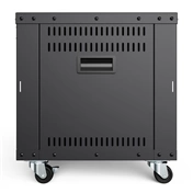 DIGITUS DN-48000 19" 8U 420x507x460mm lapraszerelt fekete hálózati szekrény kerekekkel