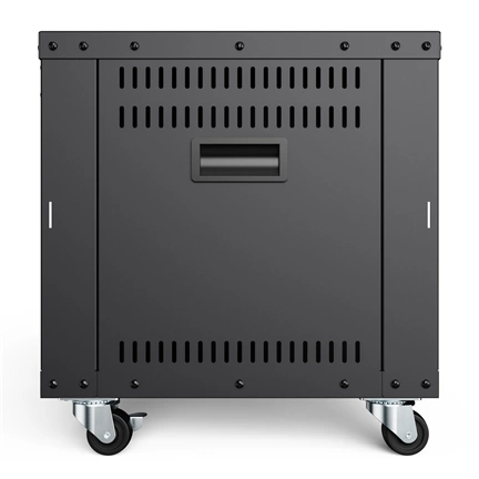 DIGITUS DN-48000 19" 8U 420x507x460mm lapraszerelt fekete hálózati szekrény kerekekkel