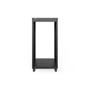 DIGITUS DN-48002 19" 21U 1000x507x460mm lapraszerelt fekete hálózati szekrény kerekekkel