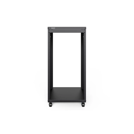 DIGITUS DN-48002 19" 21U 1000x507x460mm lapraszerelt fekete hálózati szekrény kerekekkel